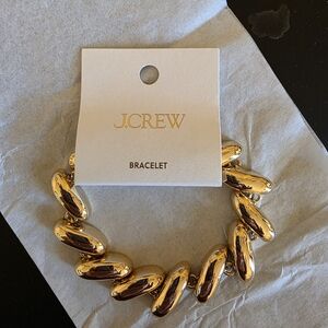 J. Crew Shiny Gold Bracelet